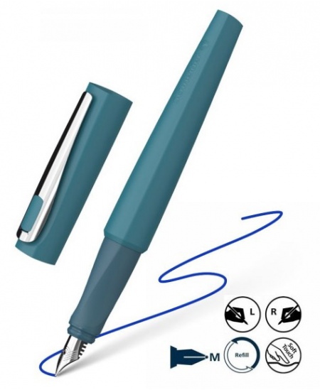 Täitesulepea Tomo, türkiis korpus