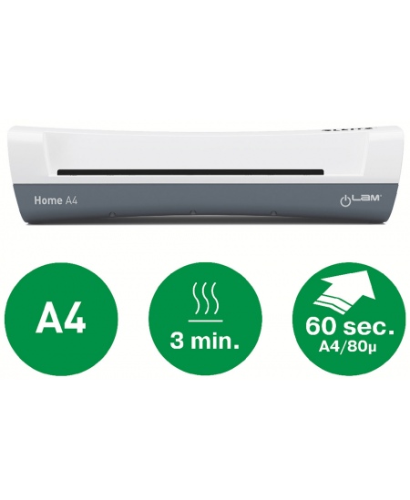 Lamineerimiskomplekt Leitz Home Set 4 in 1, A4, valge