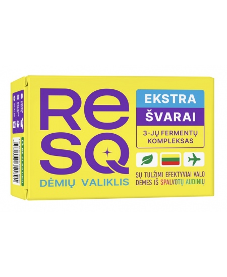 Ensüümidega plekieemaldusseep värvilisele kangale RESQ, 90 g