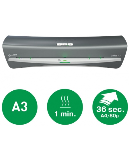 Laminaator LEITZ Office A3, hõbedane