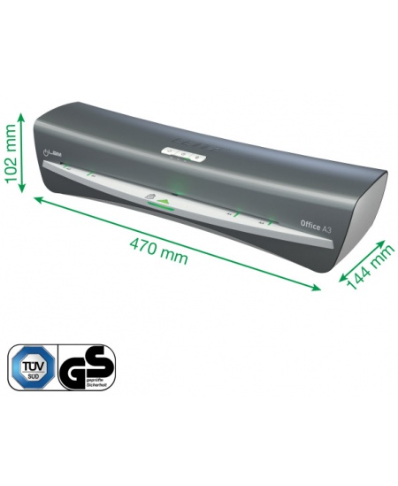 Laminaator LEITZ Office A3, hõbedane