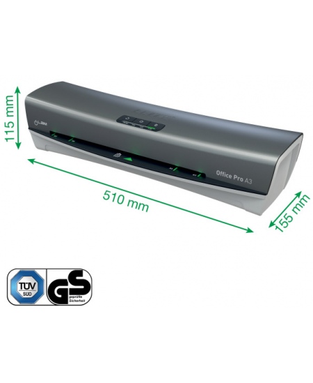 Laminaator LEITZ OfficePro A3, hõbedane