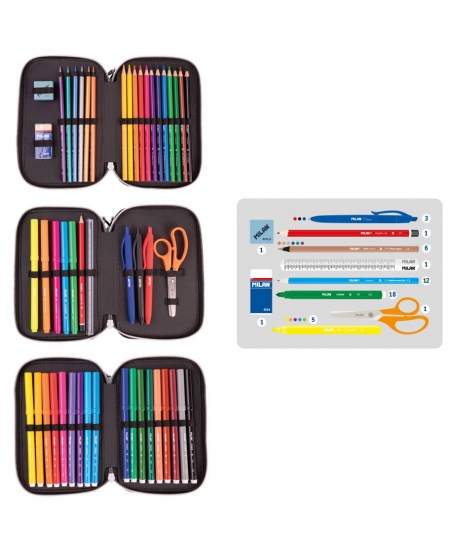 Pinal MILAN Aliens, kolmeosaline, täidetud