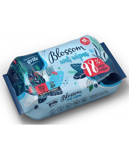 Niisked salvrätikud GRITE Blossom, 72 tk