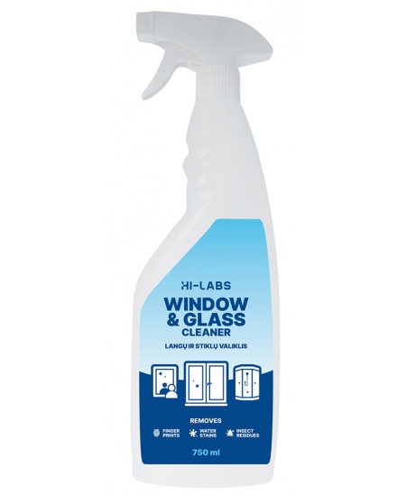 Akna- ja klaasipuhastusvahend HI-LABS, 750 ml