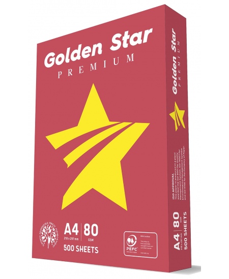 Paber GOLDEN STAR Premium, A4, 500 lehte