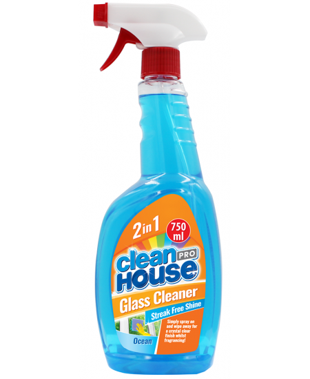Aknapuhastusvahend CLEAN HOUSE, pihustiga, 750 ml