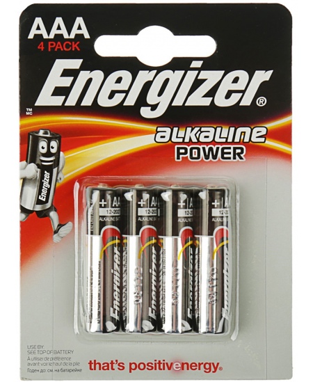 Patareid ENERGIZER LR03 (AAA), 4 tk