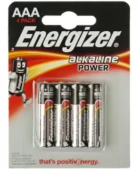Elementai ENERGIZER LR03 (AAA), 4 vnt.