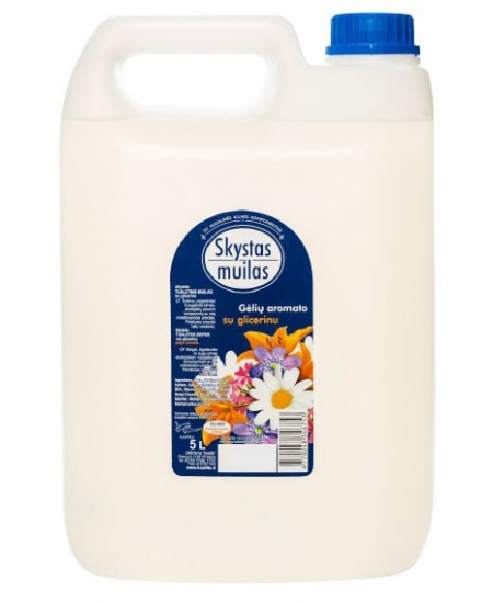 Vedelseep glütseriiniga, lillelõhnaline, 5 L