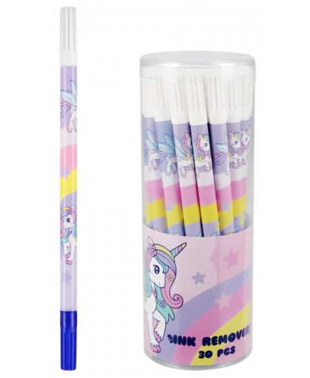 Tindi kustutaja‑pastapliiats STARPAK Unicorn, kahepoolne