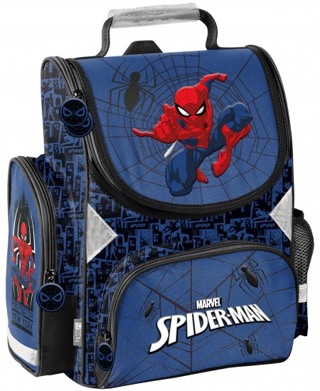 Algklasside seljakott PASO Spiderman, sinine