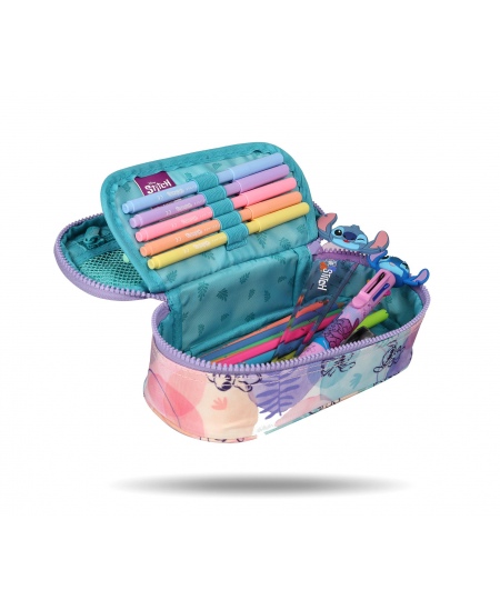 Penal COOLPACK Campus Disney Stitch Pastel, ühe sektsiooniga