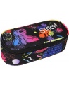 Penal COOLPACK Campus Disney Stitch Black, ühe sektsiooniga
