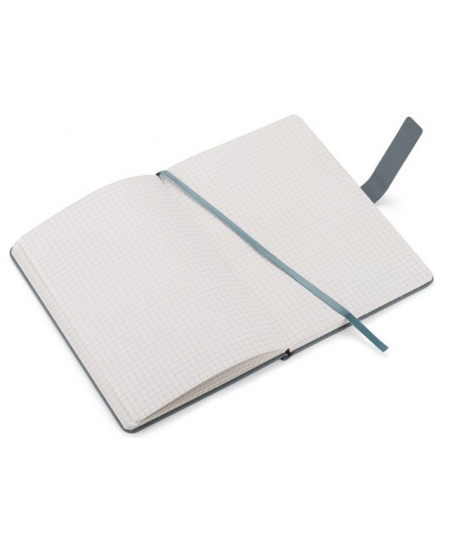 Märkmik SCRIBO, A5, ruudud, ökonahk, helesinine