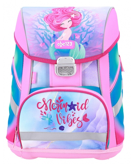 Seljakott lisadega ABC123 Mermaid, 4-osaline