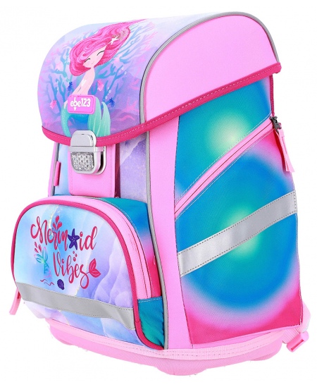 Seljakott lisadega ABC123 Mermaid, 4-osaline