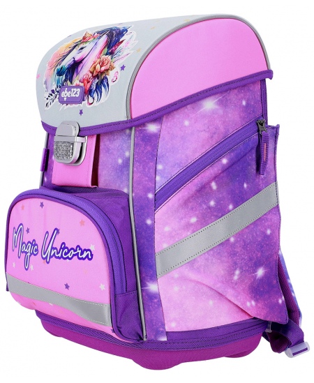 Seljakott lisadega ABC123 Unicorn, 4-osaline