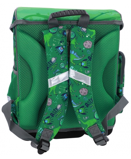 Seljakott lisadega ABC123 Dino, 3-osaline