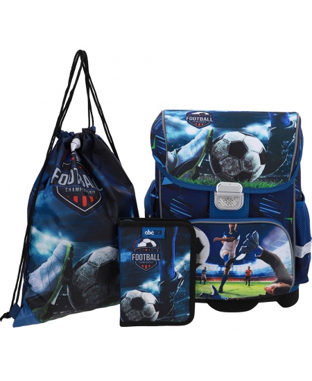 Seljakott lisadega ABC123 Football, 3-osaline