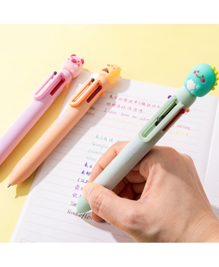 6‑värviline pastapliiats SQUISHY 2, erinevad disainid