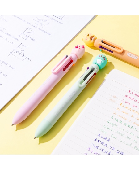 6‑värviline pastapliiats SQUISHY 2, erinevad disainid