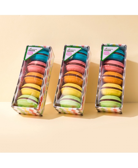 Kustutuskummide komplekt SQUISHY Macaron, 5 tk