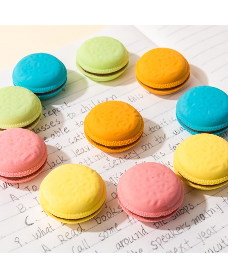 Kustutuskummide komplekt SQUISHY Macaron, 5 tk