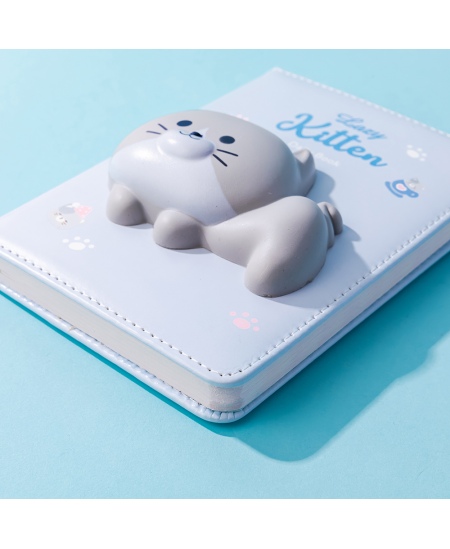 Mini märkmiik SQUISHY Cat, 96 lehte