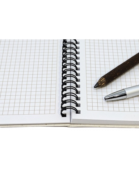 Spiraalmärkmik SM-LT ECO Art, A6, 70 lehte, ruutudega