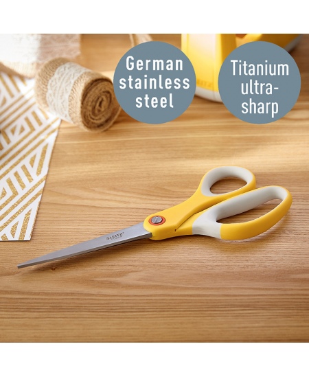 Käärid LEITZ COSY, 20,5 cm, kollased