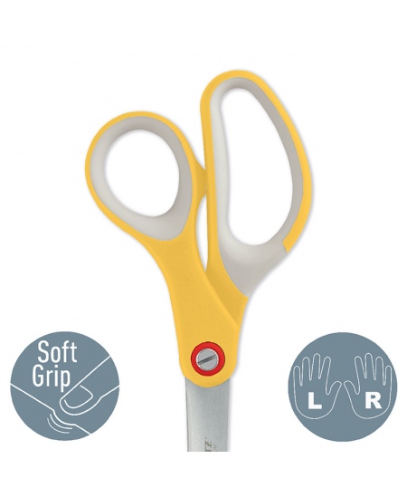 Käärid LEITZ COSY, 20,5 cm, kollased