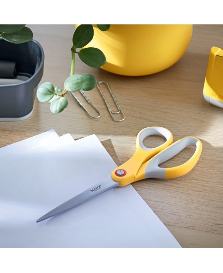 Käärid LEITZ COSY, 20,5 cm, kollased