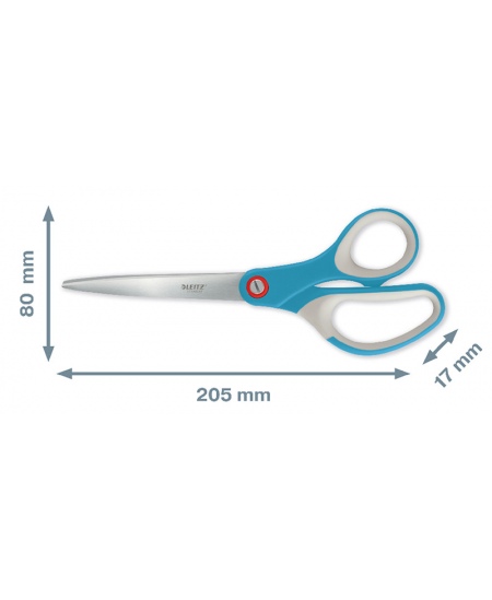 Käärid LEITZ COSY, 20,5 cm, helesinised