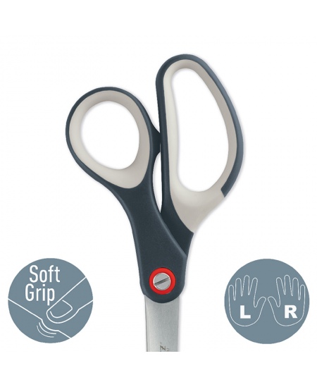 Käärid LEITZ COSY, 20,5 cm, hallid