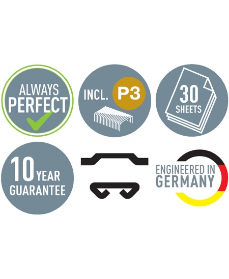 Klammerdaja LEITZ COSY, kuni 30 lehte, kollane