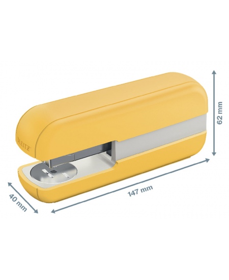 Klammerdaja LEITZ COSY, kuni 30 lehte, kollane