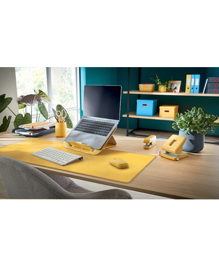 Klammerdaja LEITZ COSY, kuni 30 lehte, kollane