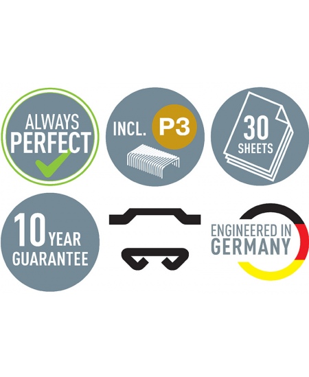 Klammerdaja LEITZ COSY, kuni 30 lehte, hall