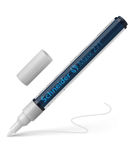 Marker SCHNEIDER Paint Marker Maxx 271, 1-2 mm, valge