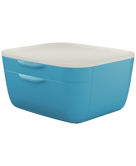 Sahtlitega hoiukarp LEITZ COSY, helesinine.