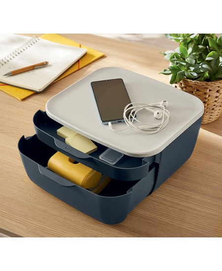 Sahtlitega hoiukarp LEITZ COSY, hall.