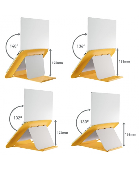 Monitori alus LEITZ COSY, kollane