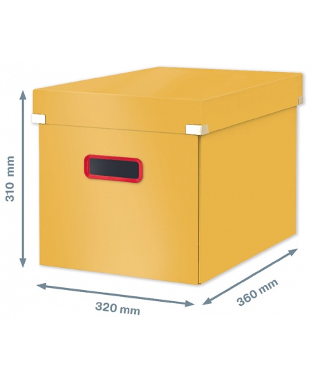 Hoiukarp LEITZ COSY Cube L, kollane.