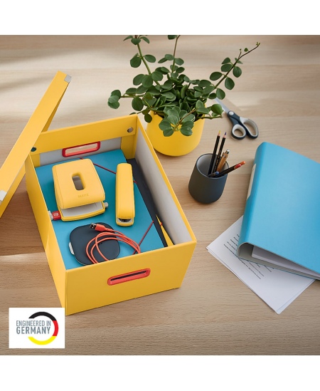 Hoiukarp LEITZ COSY Cube M, kollane.