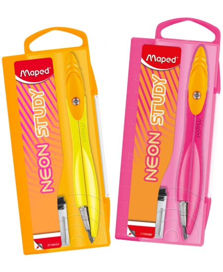 Sirkel MAPED Study Neon, varusüdamikuga