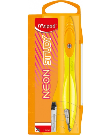 Sirkel MAPED Study Neon, varusüdamikuga