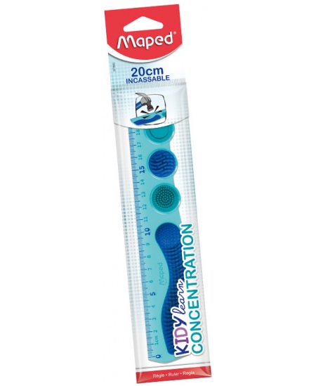 Stressi vähendav joonlaud MAPED Kidy Learn Concentration, 20 cm