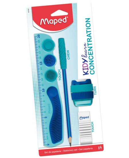 Koolitarvete komplekt MAPED Kidy Learn Concentration