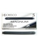 Pikad tindikassetid CRESCO Magnum, mustad, 5 tk